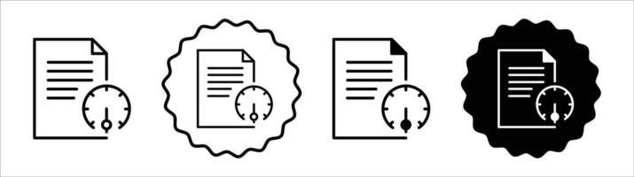 Index icon set collection. Index Outline flat Icon. vector
