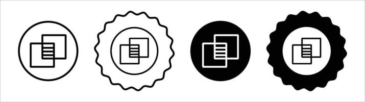 Opacity icon set collection. Opacity Outline flat Icon. vector