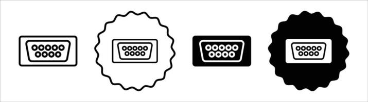 Serial icon set collection. Serial Outline flat Icon. vector