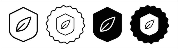 Save environment icon set collection. Save environment Outline flat Icon. vector