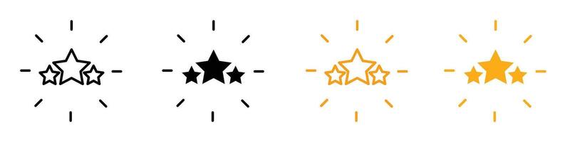 Positive User Feedback and Appreciation Symbol for Ratings and Reviews vector