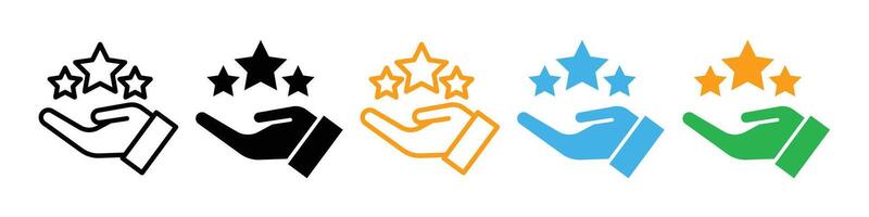 Customer Review Icon for Feedback on Service and User Experience vector
