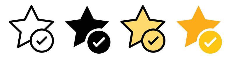 Star Rating and Project Feature Icons in Symbolizing Top Quality and Value vector