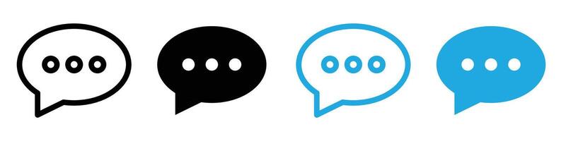 Message icon depicting digital communication, suitable for text messaging, email services, and social media platforms vector