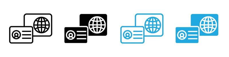 Personal documents icon depicting file organization, suitable for office management, administrative tasks, and personal record keeping vector