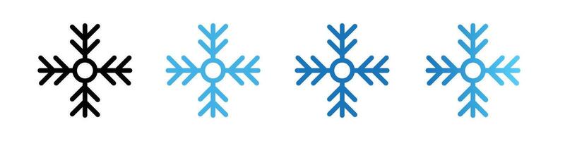 Winter Snow Icon Sets for Cool Weather Featuring Snowflakes and Icy Conditions vector