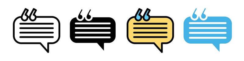 Testimonial given by satisfied product user or customer feedback or comment by leave feedback review icon. client opinion or quote dialog message vector