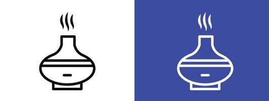 Diffuser Symbol Showcasing Soothing Aromatherapy Devices vector