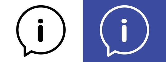 Info Icon Signifying Information Sharing, Digital Knowledge, and Data Exchange vector