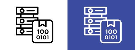 Data Management Icon Perfect for IT and Business Analytics Designs vector