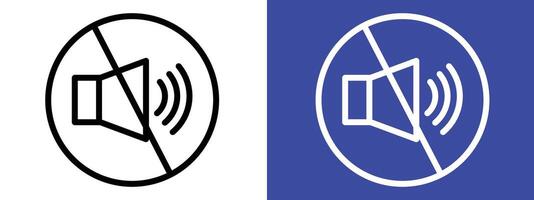 No Noise Allowed Sign Ensure Quiet and Orderly Atmosphere in Silent Zones vector