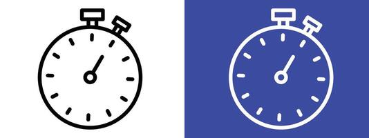 Precision Stopwatch Icon for Timers, Sports Events, and Accurate Timekeeping vector