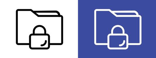 Confidential File Icon Highlighting Secret Documents, Data Protection, and Privacy vector