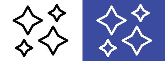 Shine icon set. graphics of shining light and brightness symbols. Ideal for highlighting, spotlighting, and emphasizing elements in your design. vector