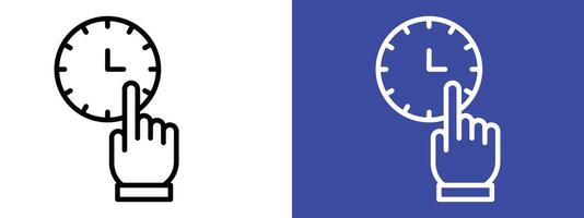 Timely Specification Icon Illustrating Precise Scheduling and Time Management Solutions vector