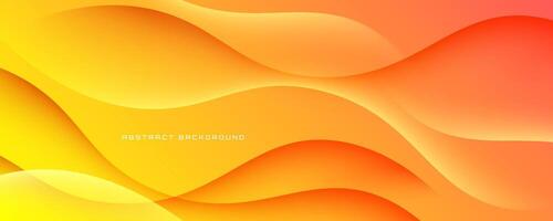 3D colorful abstract background overlap layer on bright space with waves effect decoration. Minimalist modern graphic design element cutout style concept for web banner, flyer, card, or brochure cover vector