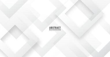 3D white abstract background overlap layer on bright space with cutout shape effect decoration. Modern graphic design element rhombus style concept for web banner, flyer, card, or brochure cover vector