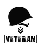 Veteran tshirt design vector