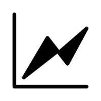 Line Chart Icon Symbol Design Illustration vector