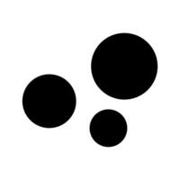 Bubbles Icon Symbol Design Illustration vector