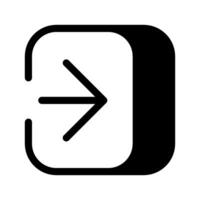 Log In Icon Symbol Design Illustration vector