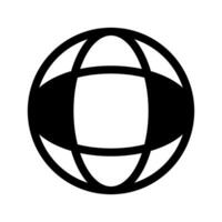 Globe Icon Symbol Design Illustration vector