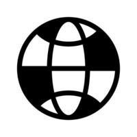 Globe Icon Symbol Design Illustration vector