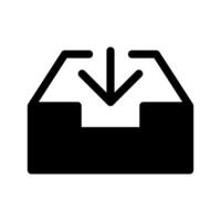 Inbox Icon Symbol Design Illustration vector