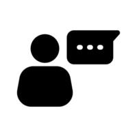 Talk Icon Symbol Design Illustration vector