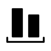 Bar Chart Icon Symbol Design Illustration vector