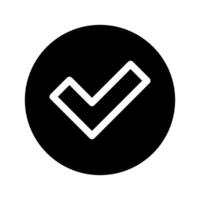 Check Mark Icon Symbol Design Illustration vector
