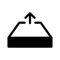 Outbox Icon Symbol Design Illustration vector