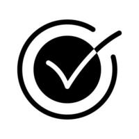 Check Mark Icon Symbol Design Illustration vector