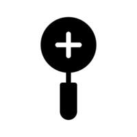 Zoom In Icon Symbol Design Illustration vector