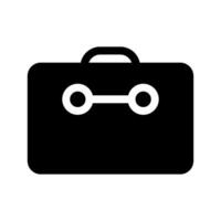 Suitcase Icon Symbol Design Illustration vector
