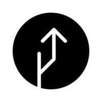 Road Exit Icon Symbol Design Illustration vector