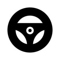 Steering Wheel Icon Symbol Design Illustration vector