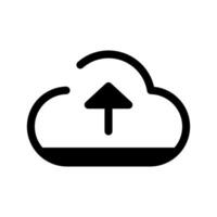 Cloud Upload Icon Symbol Design Illustration vector