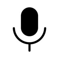 Microphone Icon Symbol Design Illustration vector