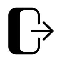 Log Out Icon Symbol Design Illustration vector