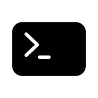 Command Line Icon Symbol Design Illustration vector