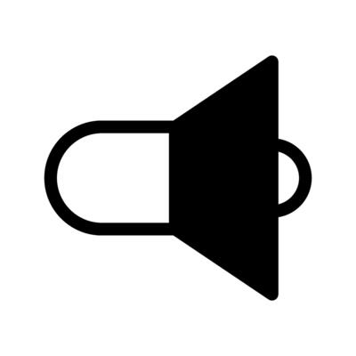 Speaker Icon Symbol Design Illustration