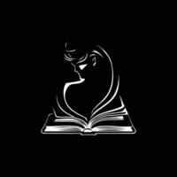 notebook silhouette logo design template vector