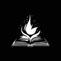 notebook silhouette logo design template vector