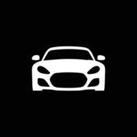 car minimalist logo design template vector