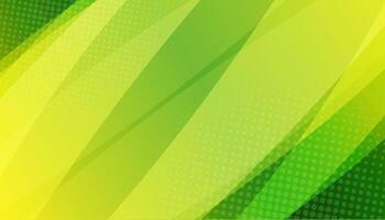 Gradient green abstract geometric background vector