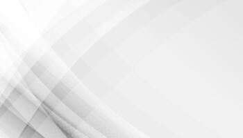 Abstract white and grey background with dynamic waves vector