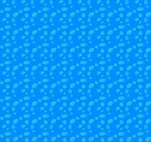 Blue seamless texture with a pattern of circles in doodle style vector