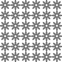Texture in the form of a black and white geometric pattern of ovals arranged in a circle vector