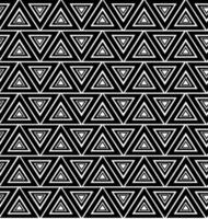 Texture in the form of a geometric pattern of black and white triangles vector